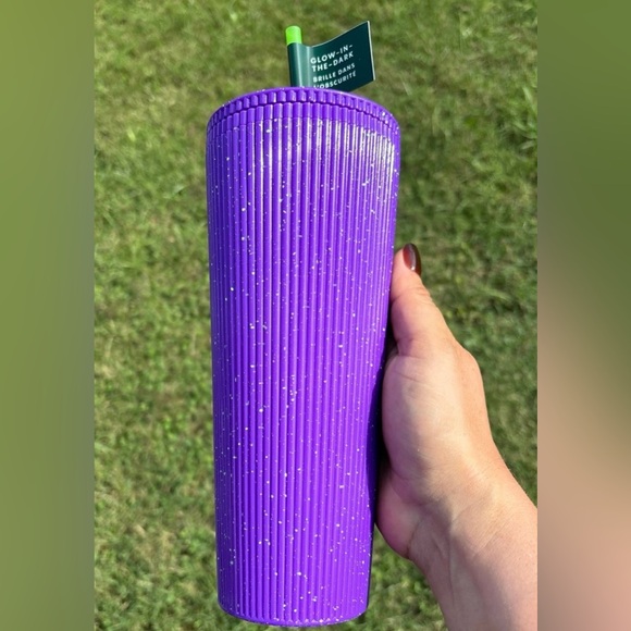 Starbucks Purple Potion Glow In Dark Halloween Tumbler Cup 24oz GITD 2024 New - Picture 4 of 14